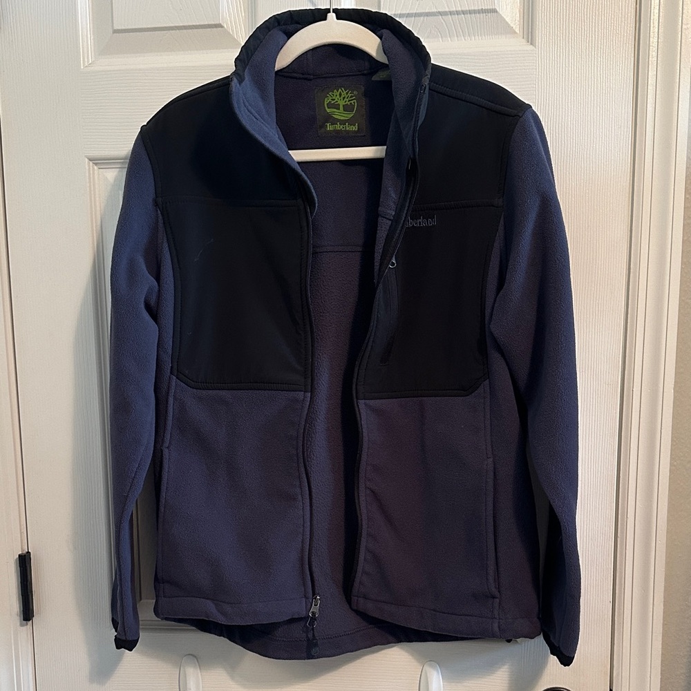 Timberland Men's Black and Navy Jacket
